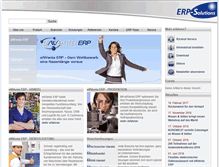 Tablet Screenshot of erp-solutions.at
